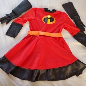 Incredible2 (Violet) Costume Size 3t-4t. With Gloves